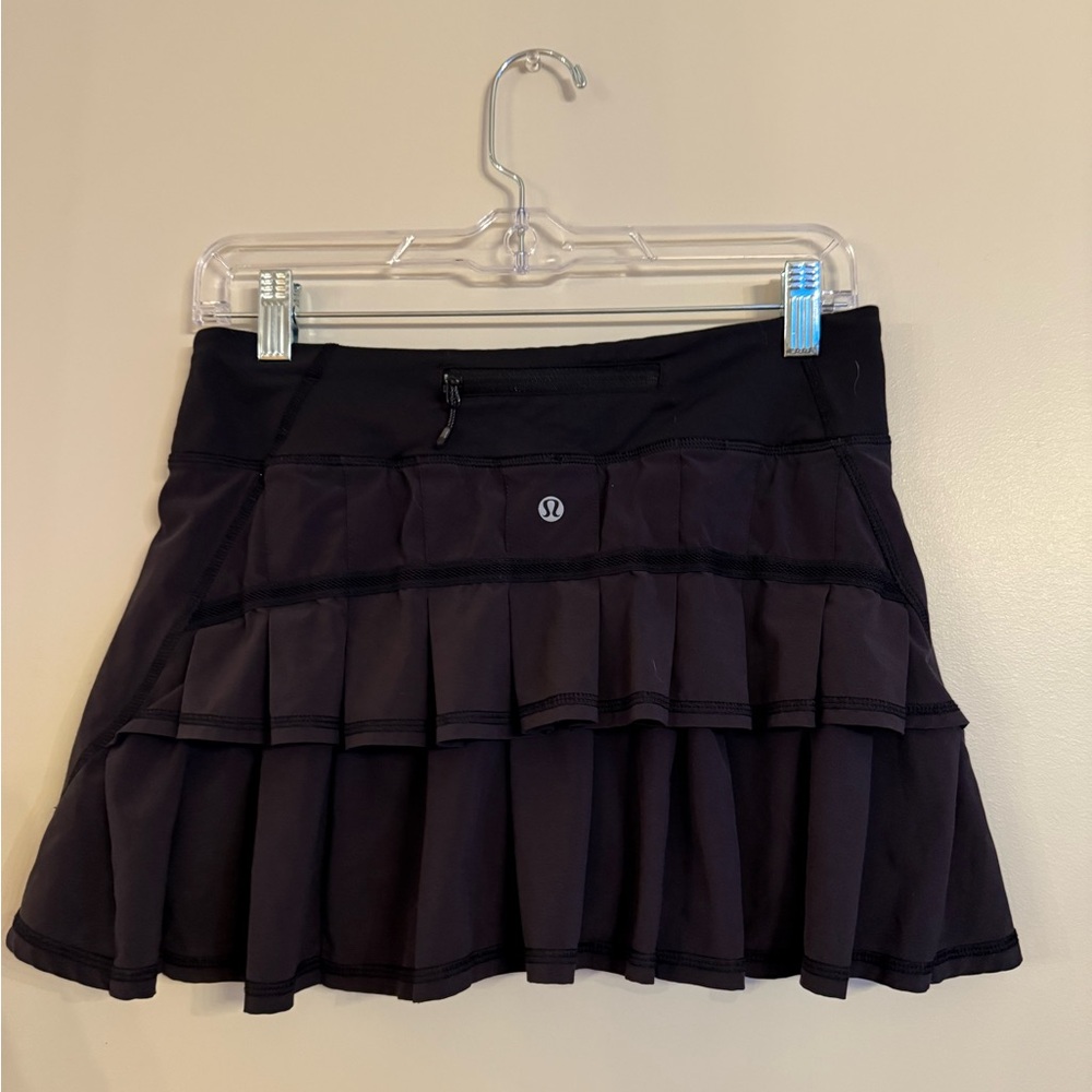 lululemon athletica Black Pleated Skirt